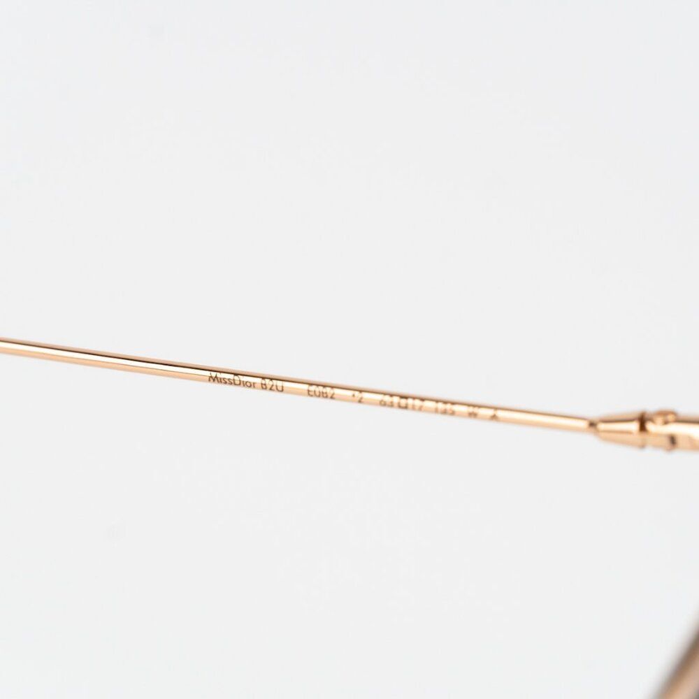 Dior Women Sunglasses Matte Rose Gold Gradient Blue Butterfly MISSDIOR B2U E0B2 - Picture 9 of 14